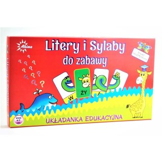 Abino Układanka litery i sylaby Abino
