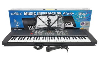 Adar Organy 61 klawiszy, ładowarka USB, z mikrofonem Adar (585317)