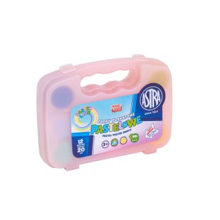 Astra Farby plakatowe walizka pastel kolor: mix 20ml 12 kolor. Astra (301122007)