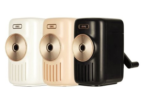 Deli Temperówka grająca NA KORBKĘ czarny Deli (E71165_black)