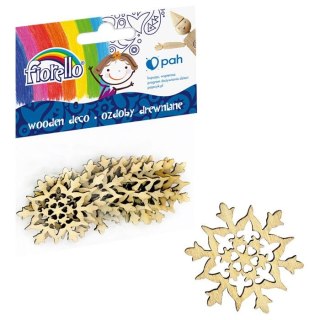 Fiorello Ozdoba drewniana śnieżynka Fiorello (GR-WD059)