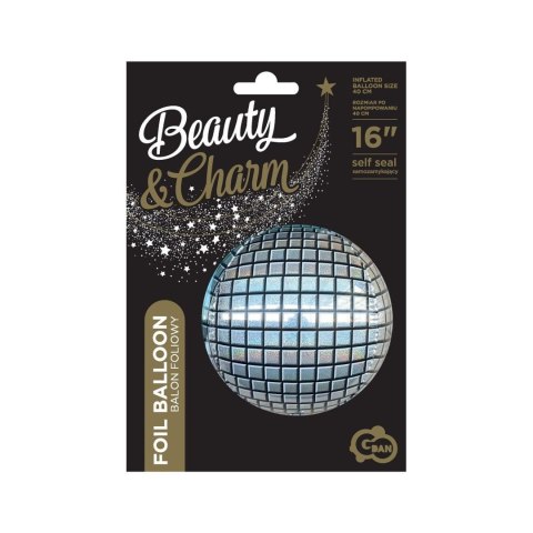 Godan Balon foliowy 16 cali kula disco 16cal Godan (BK-HDC)