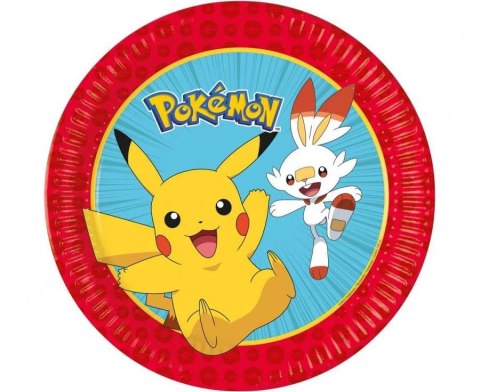 Godan Talerz jednorazowy Pokemon papier śr. 230mm 8 szt Godan (98391)