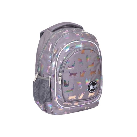 Head Plecak Holo effect ultraviolet cats Head (502022130)