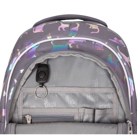 Head Plecak Holo effect ultraviolet cats Head (502022130)