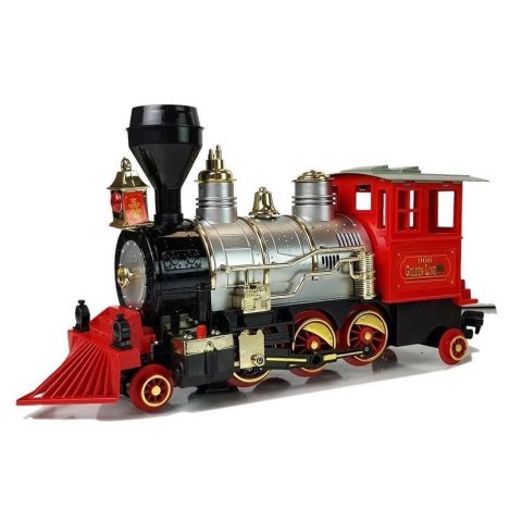 Lean Kolejka Pociąg Klasyczny na Baterie Dym Dźwięk Efekty Świetlne Lean (6887)