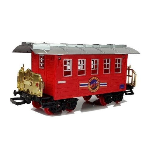 Lean Kolejka Pociąg Klasyczny na Baterie Dym Dźwięk Efekty Świetlne Lean (6887)