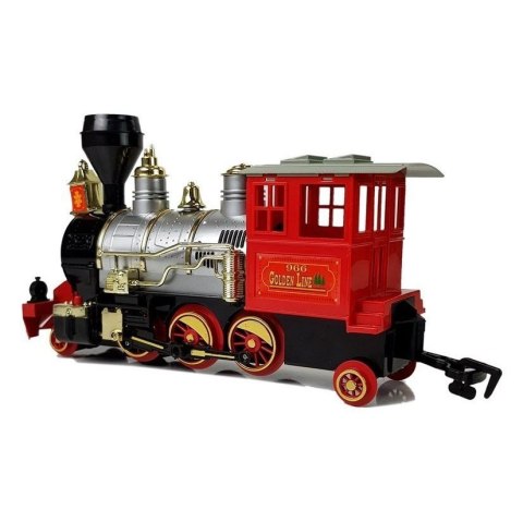 Lean Kolejka Pociąg Klasyczny na Baterie Dym Dźwięk Efekty Świetlne Lean (6887)