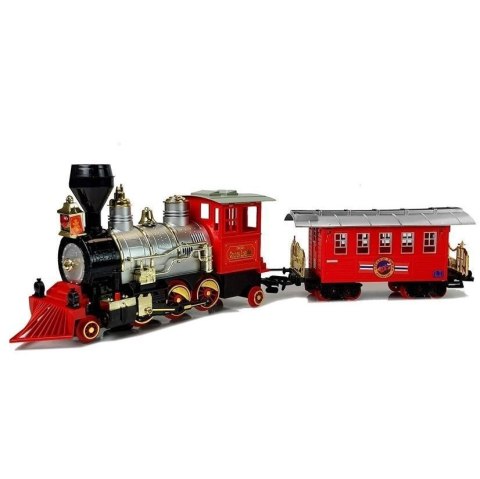 Lean Kolejka Pociąg Klasyczny na Baterie Dym Dźwięk Efekty Świetlne Lean (6887)