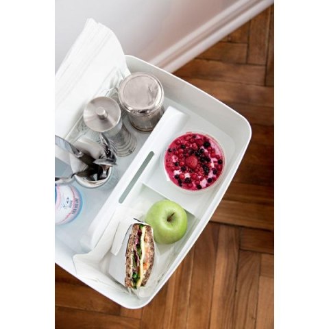 Leitz Przybornik na biurko my box organizer duży z uchwytem biały plastik Leitz (53220001)