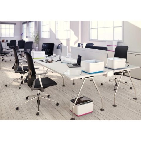 Leitz Pudło archiwizacyjne my box biało-niebieski plastik [mm:] 318x198x 385 Leitz (52161036)