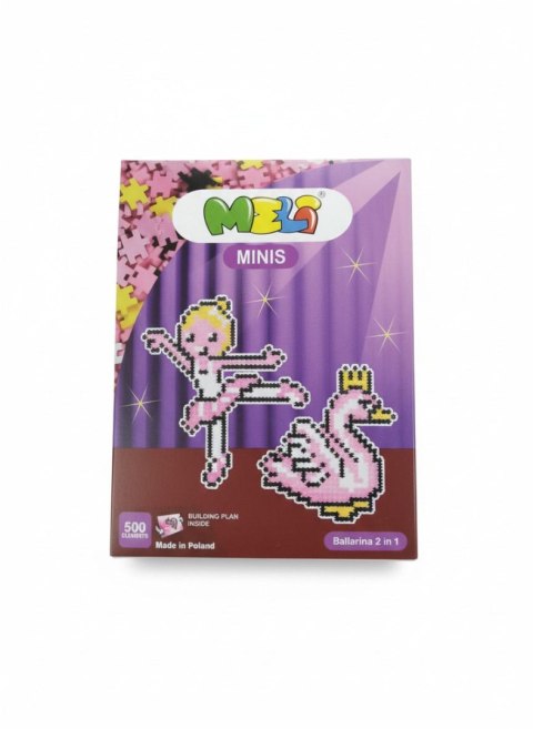 Meli Klocki plastikowe Minis Ballerina 2w1 500 el. Meli (50337)