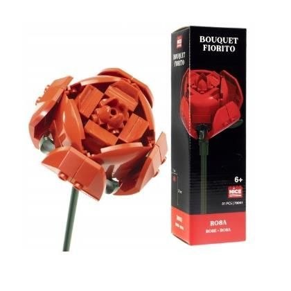 Nice Group Klocki konstrukcyjne Mini Kwiatki róża Nice Group (0010)