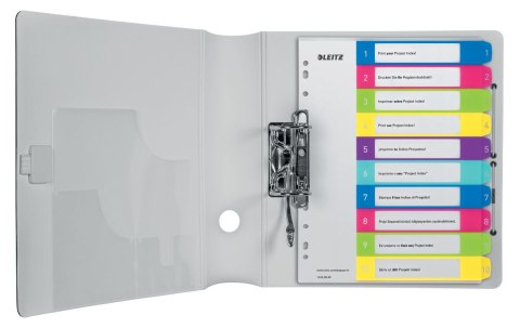 Leitz Przekładka numeryczna Wow z możliwością nadrukowania tekstu ekstraszerokie A4 biały 1-10 [mm:] 245x305 Leitz (12430000)