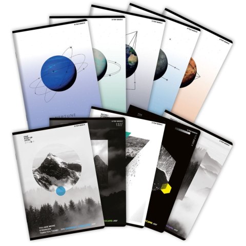 TOP-2000 Zeszyt GEO/ PLANET A5 60k. 70g linia TOP-2000 (400169438)