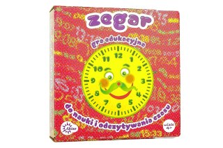 Abino Gra edukacyjna Zegar do nauki odczytywania czasu Abino