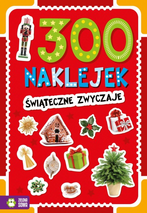 Aksjomat Książka dla dzieci 300 naklejek. Świąteczne zwyczaje Aksjomat