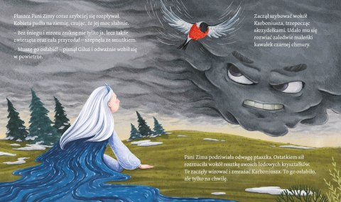 Aksjomat Książka dla dzieci Pani zima i poszukiwanie zaginionego śniegu Aksjomat