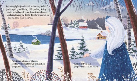 Aksjomat Książka dla dzieci Pani zima i poszukiwanie zaginionego śniegu Aksjomat