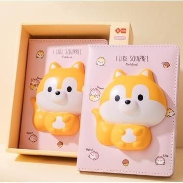 Alba Moli Notes (notatnik) Squishy mini wiewiórka Alba Moli (0596)