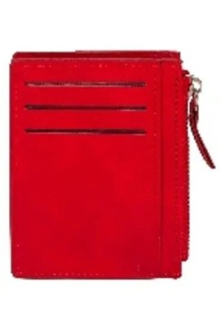 Antra Portfel na kerty czerwony Antra (na suwak)