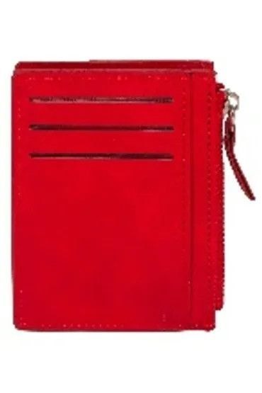 Antra Portfel na kerty czerwony Antra (na suwak)
