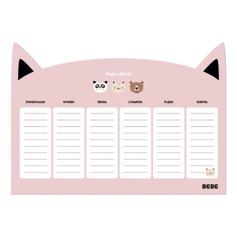 Bebe Plan lekcji Friends Girls A4 Bebe (5902277328724)