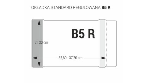 Biurfol Okładka B5 [mm:] 253x356-372 Biurfol (oz-45)