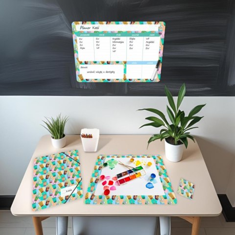 Biurfol Zestaw szkolny Bubble tea 4 el. Biurfol (KPL-NADRUK-01-37)