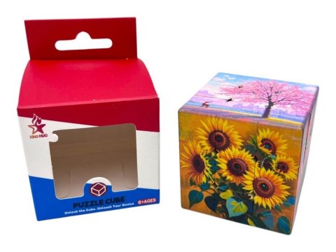 Cabo Toys Układanka kostka 3x3 kwiaty Cabo Toys (K1133K)