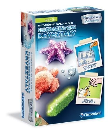 Clementoni Zestaw kreatywny do składania fluorescencyjne kryształy Clementoni (60584)