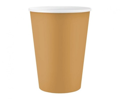 Godan Kubek jednorazowy złote papier 250ml Godan (PF-KJZ6)