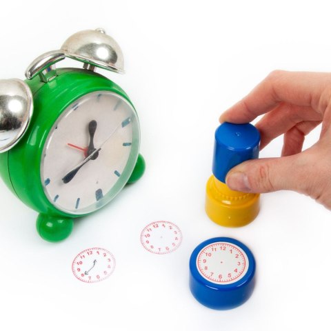 Kidea Zestaw pieczątek STEMPEL DO NAUKI ZEGARA Kidea (SNZKA)