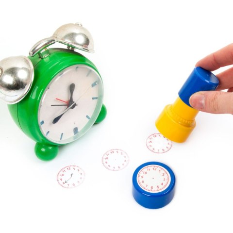 Kidea Zestaw pieczątek STEMPEL DO NAUKI ZEGARA Kidea (SNZKA)