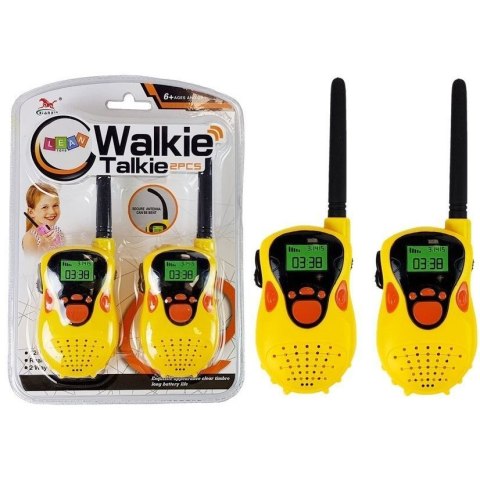 Lean Walkie-talkie krótkofalówki 100m żółte Lean (7605)