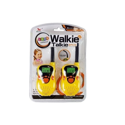 Lean Walkie-talkie krótkofalówki 100m żółte Lean (7605)