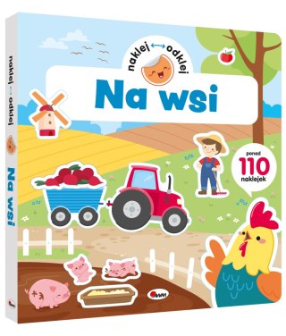 Morex Książka dla dzieci Naklej odklej. Na wsi. Morex