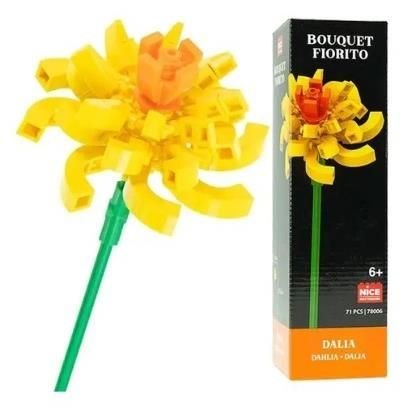Nice Group Klocki konstrukcyjne Mini kwiat dalia Nice Group (0065)
