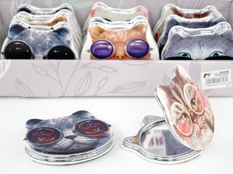 One Dollar Lusterko kieszonkowe - kot, 8x7x1cm One Dollar (363236)