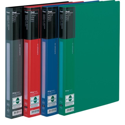 Pentel Teczka ofertowa A4 kolor: czarna 40 kieszeni Pentel
