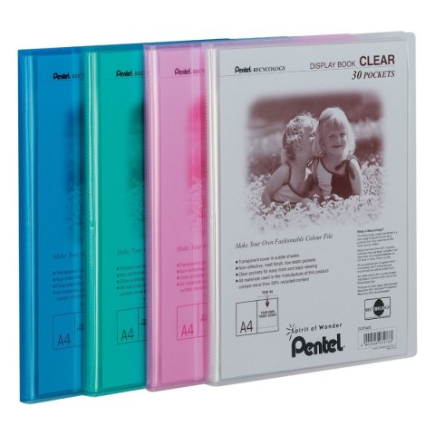 Pentel Teczka ofertowa A4 kolor: zielona 30 kieszeni Pentel