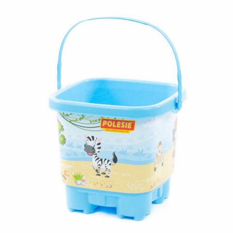 Polesie Wiaderko zamek duże z nalepką Polesie (62390)