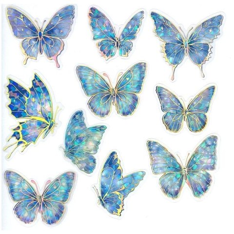 Titanum Naklejka (nalepka) Craft-Fun Series Motyle niebieskie Naklejki foliowe Titanum (25CR001)