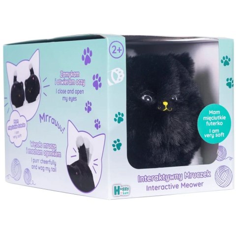 Tm Toys Pluszak interaktywny Huggy Luv kotek czarny Tm Toys (DKO0222)