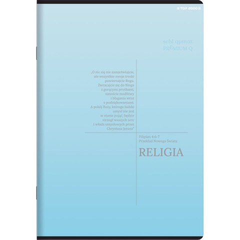 Top 2000 Zeszyt tematyczny religia A5 32k. 70g krata Top 2000 (400168988)