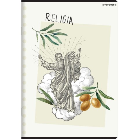 Top 2000 Zeszyt tematyczny religia A5 32k. 70g krata Top 2000 (400168988)