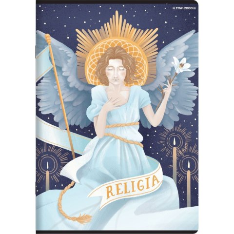 Top 2000 Zeszyt tematyczny religia A5 32k. 70g krata Top 2000 (400168988)