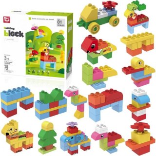 Trifox Klocki plastikowe ZWIERZĘTA 102 ELEMENTY Trifox (A-2404)