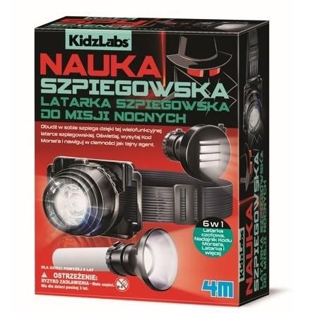4m Zestaw kreatywny dla dzieci Latarka szpiegowska do misji nocnych 4m (4632)
