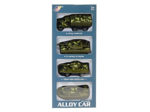 Adar Samochód policyjny zestaw 4 aut metalowych Adar (569379)